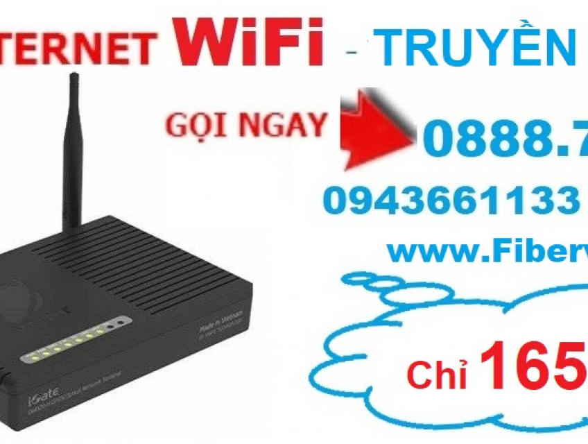 Wifi VNPT ưu đãi chỉ 165k/tháng - Siêu nhanh siêu rẻ