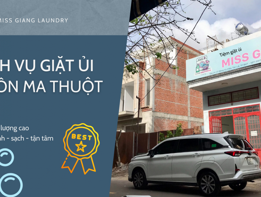 Tiệm giặt ủi ở Buôn Ma Thuột, giặt ủi lấy nhanh trong ngày