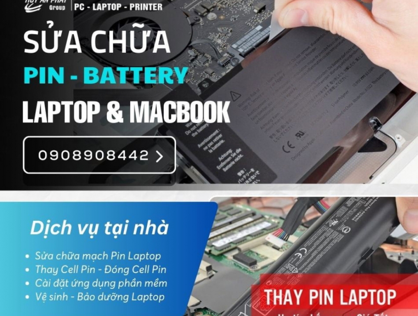 【#1 Địa Chỉ™】Chuyên Thay & Phục Hồi Cell Pin Laptop TpHCM Giá Rẻ ❤️❤️