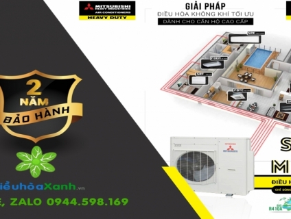 Bảng giá điều hòa multi Mitsubishi Heavy, 2 chiều (cập nhật 3/2020)