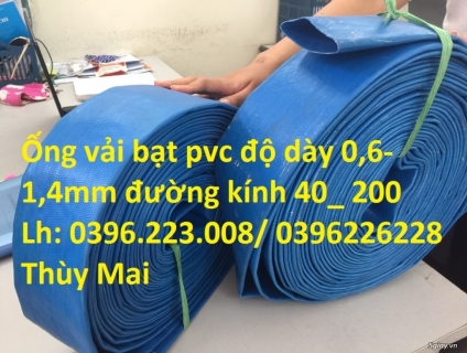 Địa chỉ nhà cung cấp ống bạt bơm nước, ống bạt cốt dù phủ nhựa phi 200