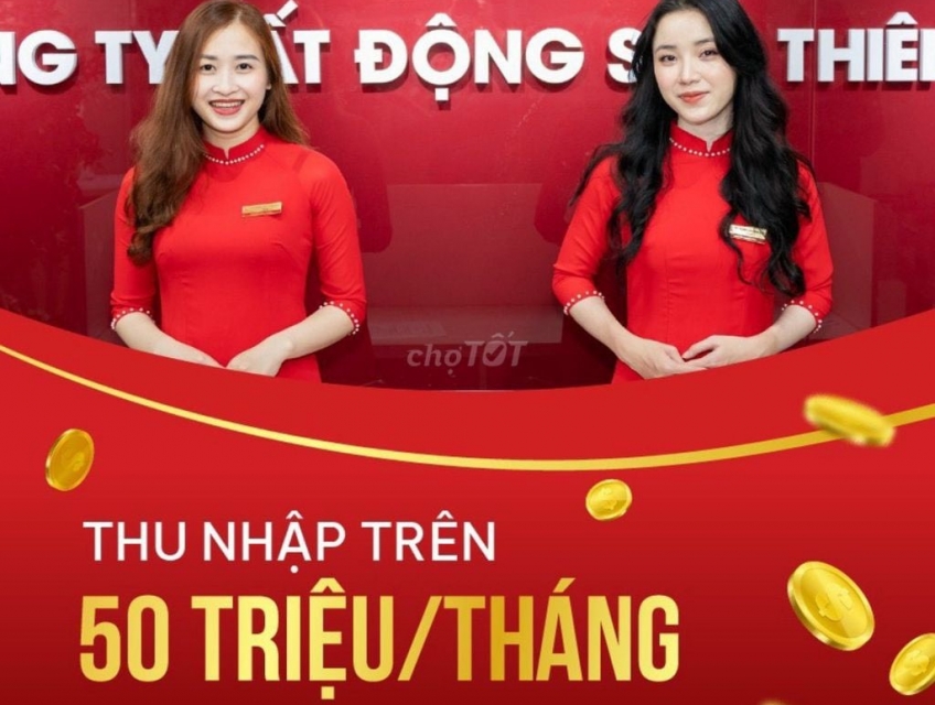 Tuyển CTV kinh doanh BĐS không cần kinh nghiệm đi làm ngay