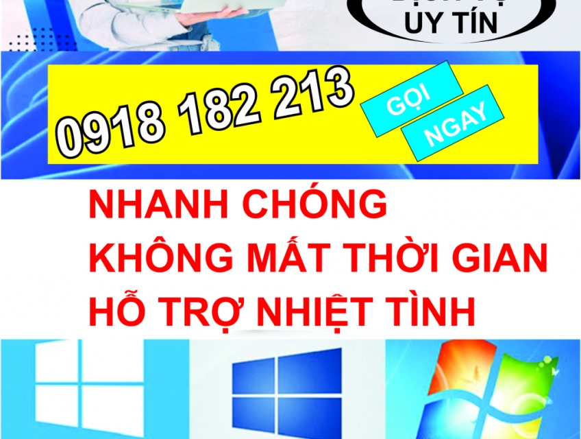 Cài Đặt Máy Tính từ xa : Cài Win và Phần Mềm Online =LH:  0918182213