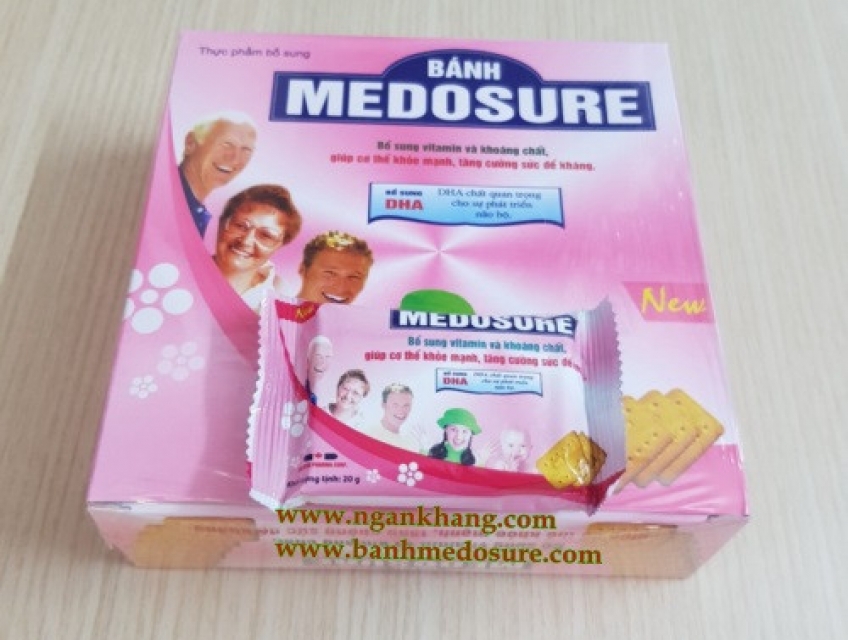Bánh dinh dưỡng Medosure dành cho mọi lứa tuổi.