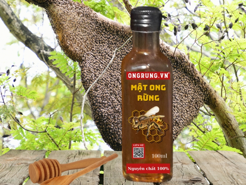 Chai Mật Ong Rừng Nguyên Chất 100ml