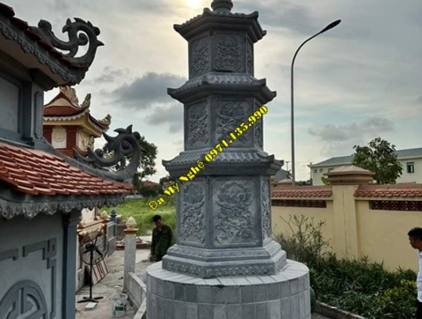 Đà Nẵng – Xây Mộ tháp đá để tro cốt đẹp bán tại đà nẵng