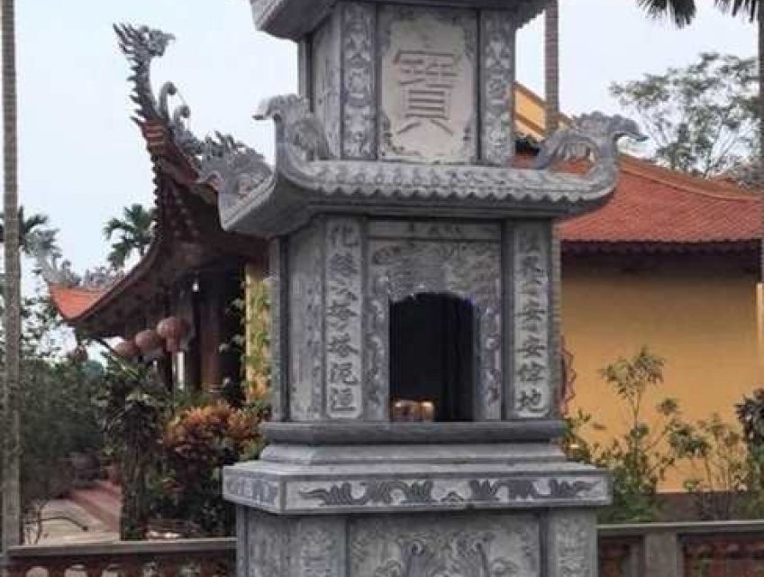 Bán báo giá mộ tháp chùa bằng đá để tro cốt đẹp bán tại đà nẵng