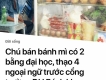 Cái số bán bánh mỳ mà