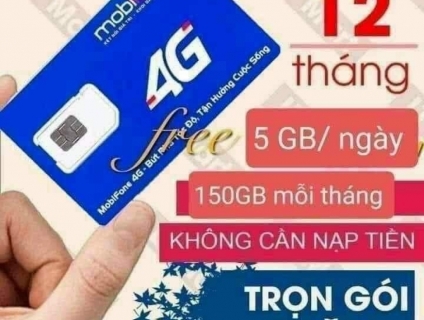 Sim 4G Mobifone +4gb/ngày, +6gb/ngày. Full Băng Thông 4G