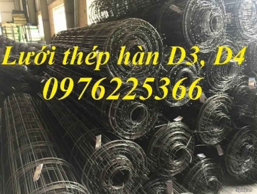 Lưới thép hàn D4, lưới thép hàn D4a200, D4a100, D4a150