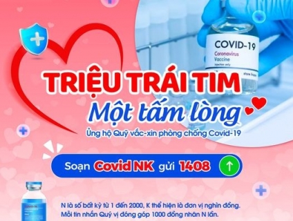 Nhắn tin ủng hộ quỹ Vắc-xin phòng chống Covid-19, Chung tay đẩy lùi dịch bệnh