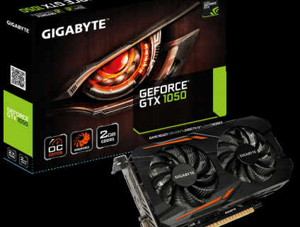 Card Gigabyte NVIDIA GeForce GTX 1050 chuyên đồ họa, Game.