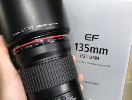 #ThienLongCamera Canon EF 135mm f/2L USM Fullbox