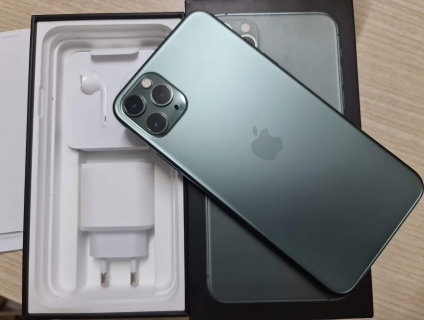 Iphone 11 Pro Max Green 64G bản VN, hàng mới trôi bảo hành, BH 10/2020