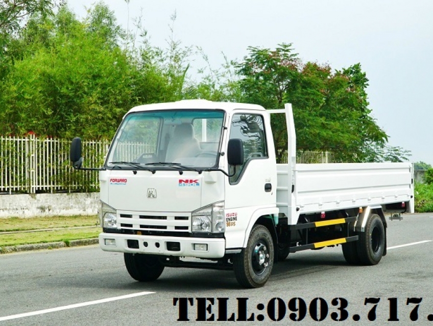 Bán xe tải Isuzu VM 3T49 thùng dài 4m4 bảo hành 5 năm vay vốn tối đa