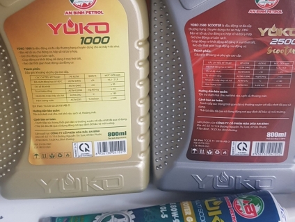 Nhớt Yuko 0.8L xe máy, 0.8L xe tay ga, 120ml tuýt lap