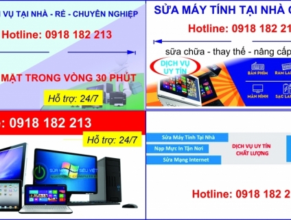 Sửa máy tính tại nhà Hồ Chí Minh - LH: 0918182213