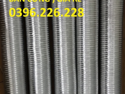 Nhà sản xuất ống nhôm nhún D250 thông khí nóng chịu nhiệt 250 độ C
