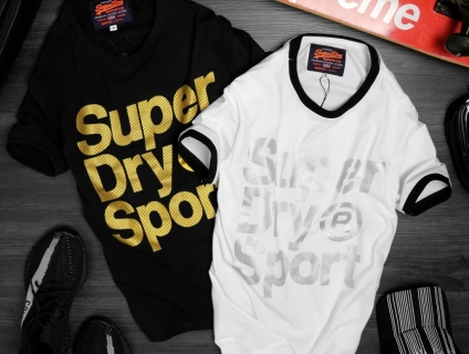 Áo Thun Nam Nữ Tay Ngắn Superdry