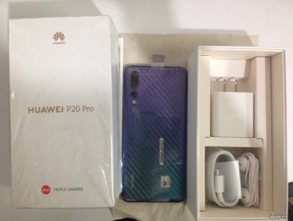 Bán Huawei P20 Pro màu tím hàng Cty mới 99,9% BH8T