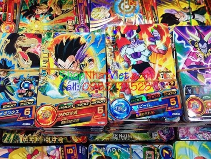 Thẻ Bài 7 Viên Ngọc Rồng, Bộ Bài Dragon Ball Super Đẹp Bảy Màu Hà Nội
