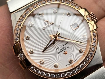 Bộ Sưu tập Omega Constellation Pluma mẫu mới vàng khối mới về