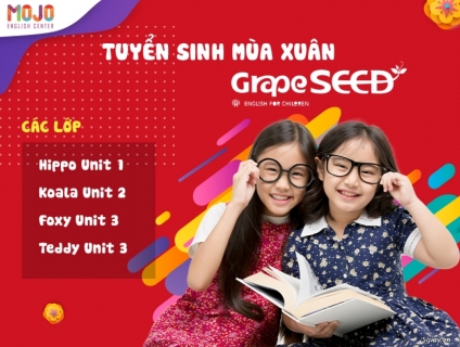 Tuyển sinh mùa xuân: Lớp Grapeseed Unit 1 –> UNIT 3 tại MoJo English Cầu Giấy