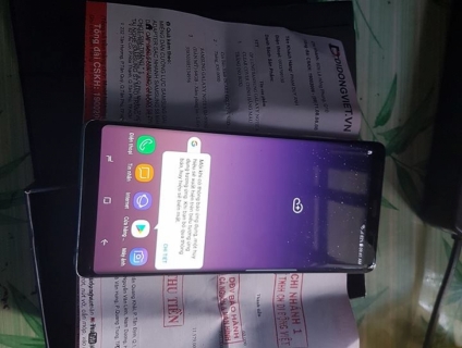 Note 8 tím quốc tế Mỹ 1 sim, Di động Việt có hóa đơn, bh 9.2019