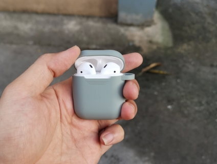 Bỏ sỉ túi đựng tai nghe Airpod, Airpods 2 silicon có móc khóa