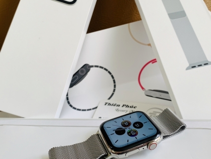 Bán: AppleWatch Series4 44m Thép Bạc + Dây Milan Fullbox (Có Trả Góp)