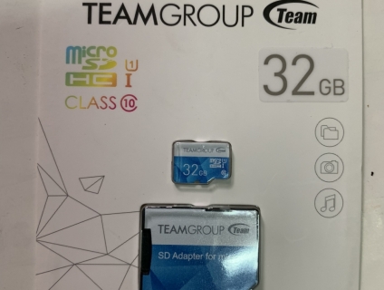 Thẻ nhớ micro sd Team 32GB class 10 U1, chính hãng usa, sx tại Taiwan, end 23h00-12/01/2020
