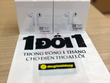 [Hà Nội] - Bán tai nghe airpods 2 nguyên seal bản VN/A chính hãng