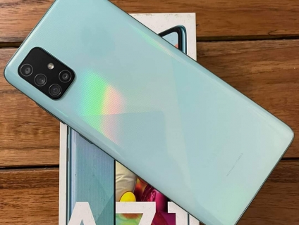 SAMSUNG A71 Xanh bạc hà fullbox chính hãng đẹp chuẩn giá bèo lắm !!!