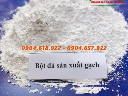 Bột đá, đá hạt trong sản xuất gạch terrazzo