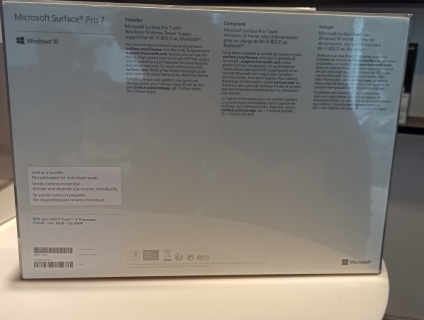 SURFACE PRO 7 I7/16/256 NEWFULLBOX