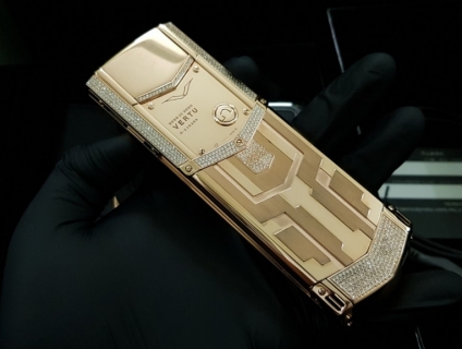 Vertu Signature S Full Gold Full Diamond MercG63