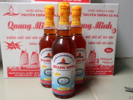 Nước mắm nhĩ Cá cơm Quang Minh - Cà Ná 45 độ đạm, thơm ngon