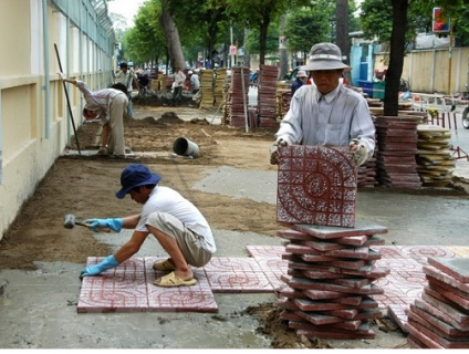 Cung cấp dịch vụ thi công vỉa hè trọn gói