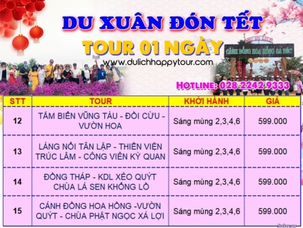 Tour Tết Nguyên Đán Âm Lịch 2021