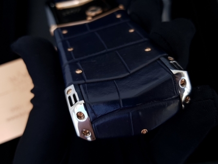 Vertu Signature S Blu Aligator Mix Gold