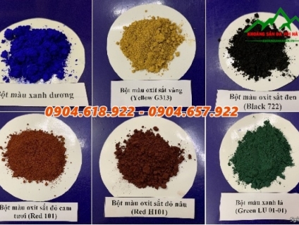 Bán bột màu oxit sắt tại Hà Nội