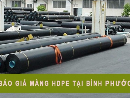 Báo giá màng chống thấm HDPE và thi công hầm biogas Bình Phước, Kontum