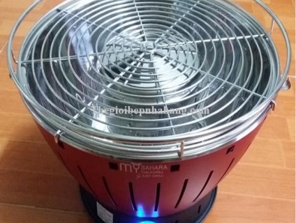 Bếp nướng than hoa không khói gia đình, bếp nướng du lịch