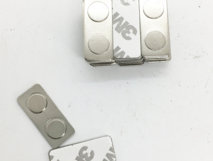 Nam châm thẻ tên sắt 2 viên: 10 bộ
