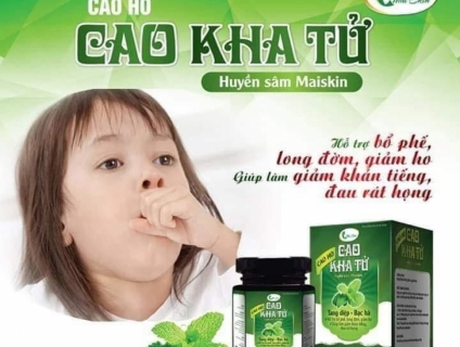 Cao trị ho - Cao ho cao Kha tử Giảm ho hiệu quả