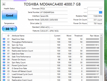 hcm cần bán hdd 4tb toshiba 1.3t