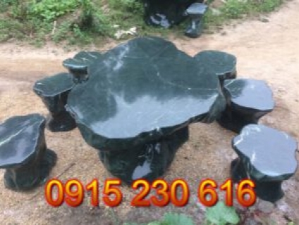 Bàn ghế đá tự nhiên để sân vườn