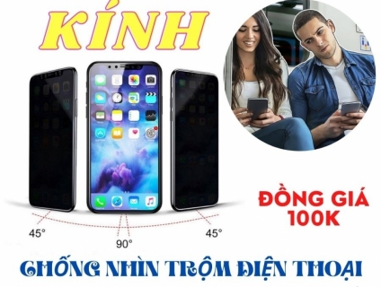 Miếng Dán chống nhìn trộm điện thoại đồng giá 100k