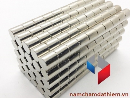 Nam châm 10x10 mm mạ nikel