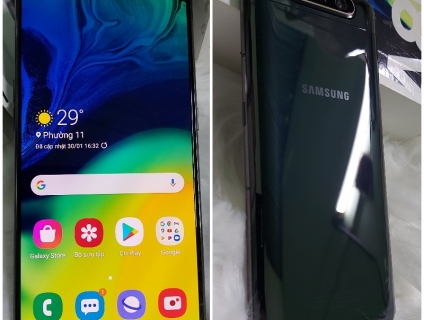 Samsung A80 Black, TGDD bh 18/5/2021, New 99% Fullbox